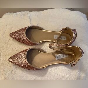 NWOT Glitter Ballet Flats